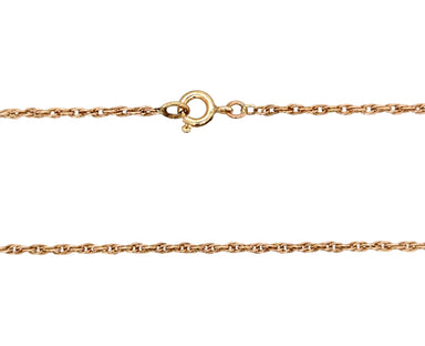 9ct Yellow Gold 16"/40cm Prince Of Wales Link Chain - 2.98g