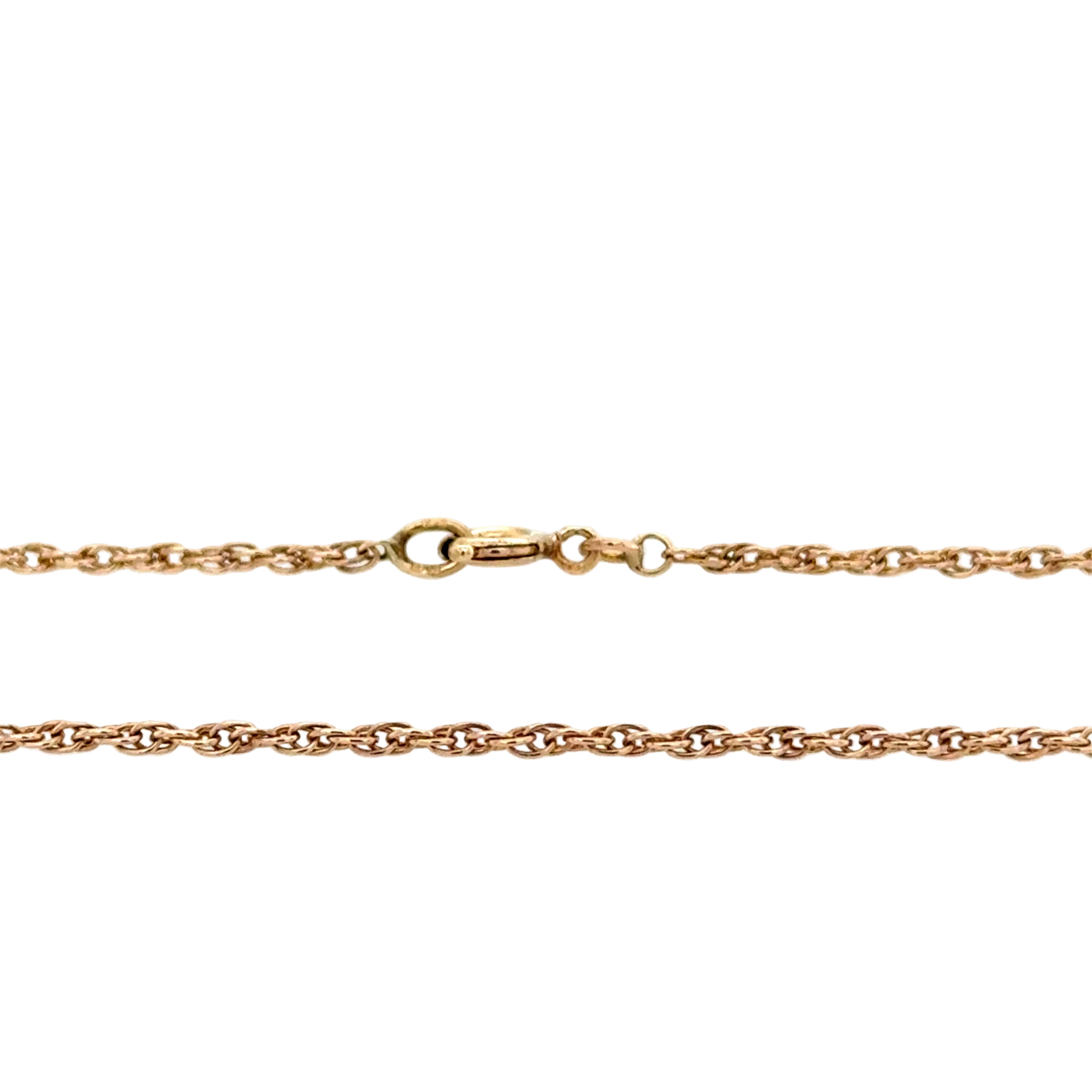 9ct Yellow Gold 16"/40cm Prince Of Wales Link Chain - 2.98g