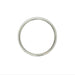 18ct White Gold 3mm D Profile Wedding Band Berker Bros Size M