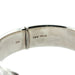 Vintage Sterling Silver Engraved Cuff Bangle Birmingham 1975