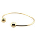 9ct Yellow Gold 7.5"/18.75cm Solid Torque Bangle - 17.67g