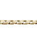 9ct Yellow Gold 8.5"/21.25cm Square Patterned & Polished Curb Bracelet - 36.00g