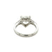 Platinum 3.01ct Heart Brilliant Cut Natural Diamond Single Stone Ring G SI2