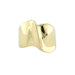 Unusual Vintage 9ct Yellow Gold Wave Dress Ring Circa 1990's