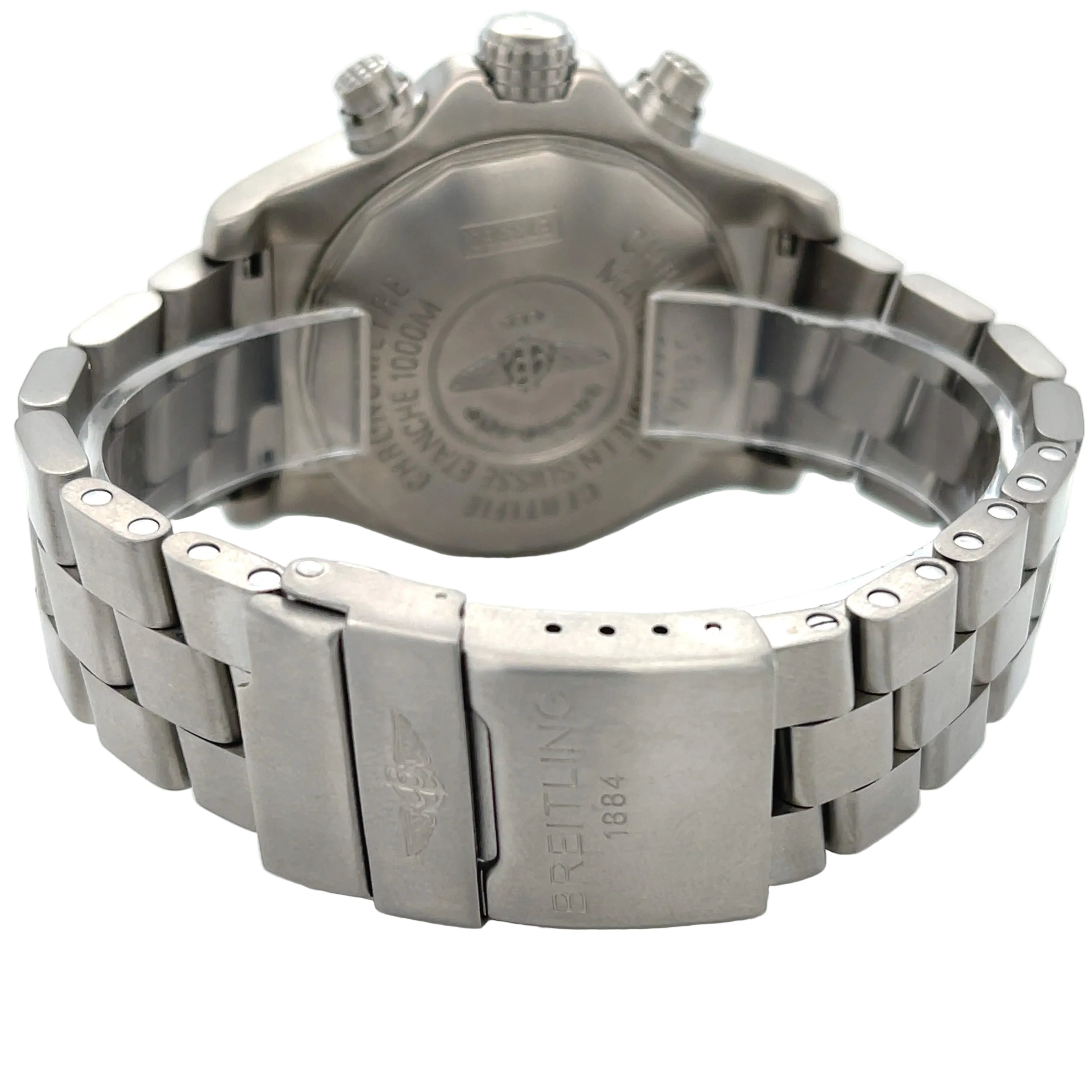 BREITLING Chrono Avenger M1 E73360 Titanium Watch Grey Dial 2007