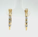 18ct Yellow Gold Oval 0.50ct Diamond Hoop Earrings