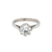 1.84ct Transitional Cut Diamond Solitaire Ring 18ct White Gold