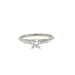 18ct White Gold 0.34ct Round Brilliant Cut Diamond Solitaire Engagement Ring Certified F VVS