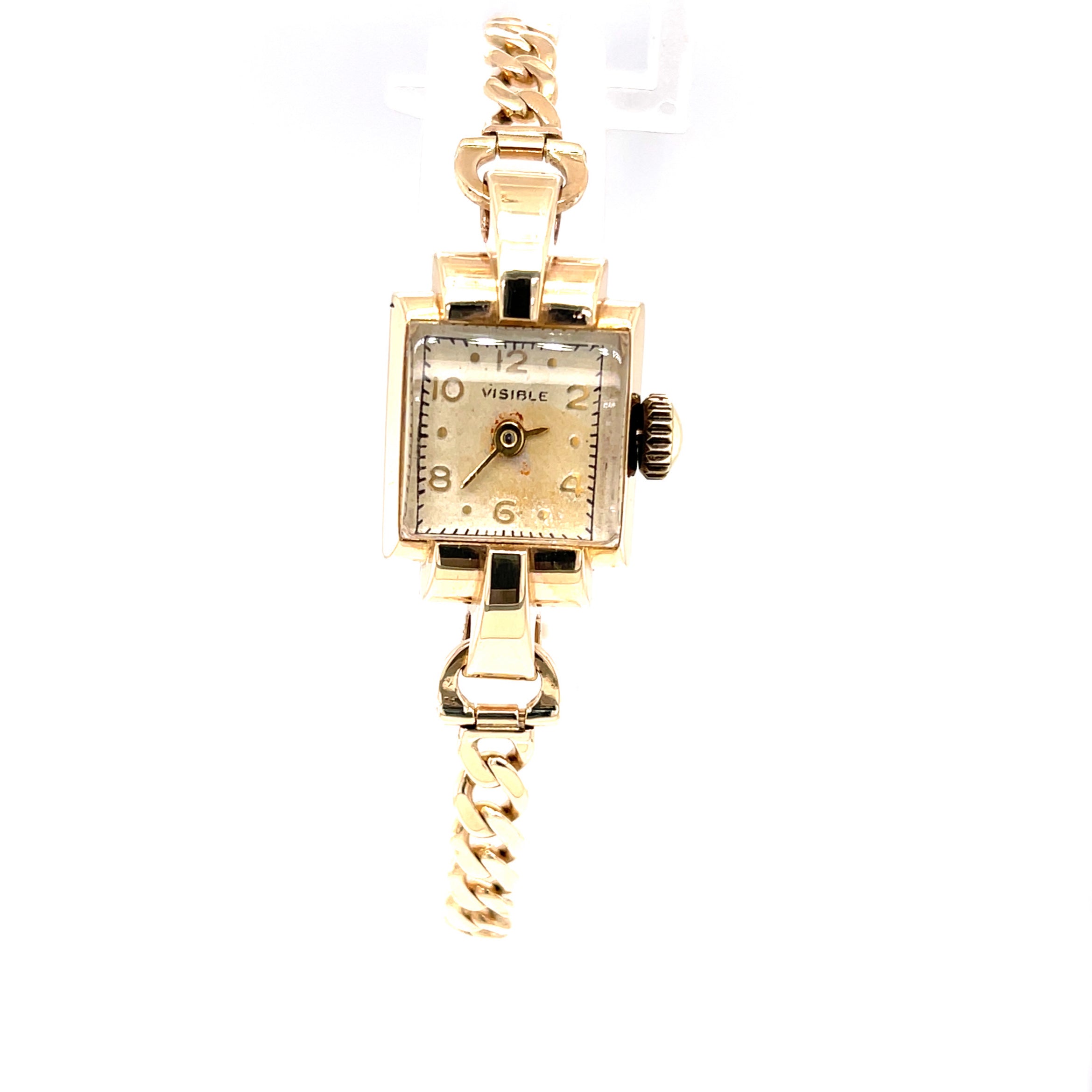 9ct Yellow Gold Vintage Art Deco Style Ladies Watch SOLD