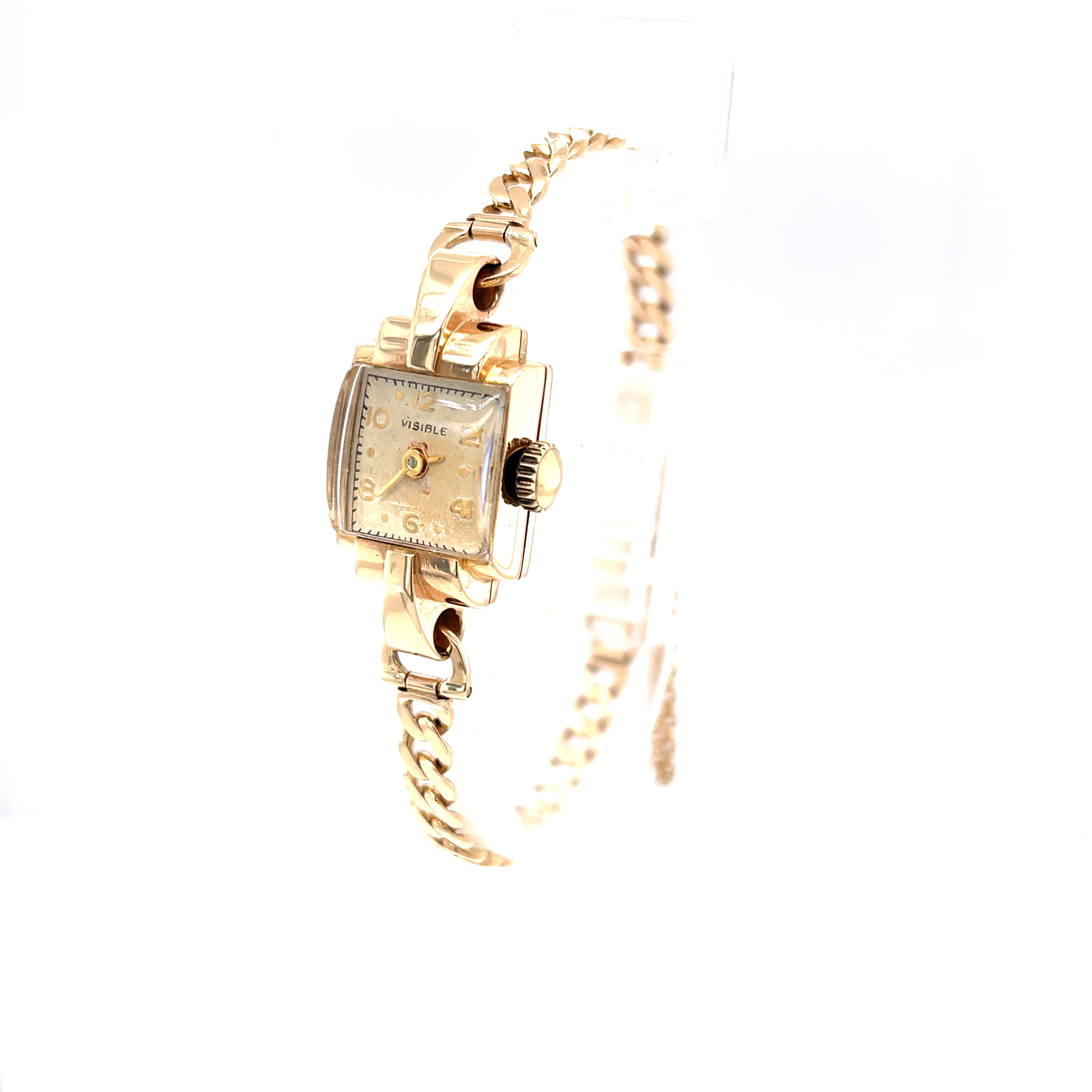 9ct Yellow Gold Vintage Art Deco Style Ladies Watch SOLD