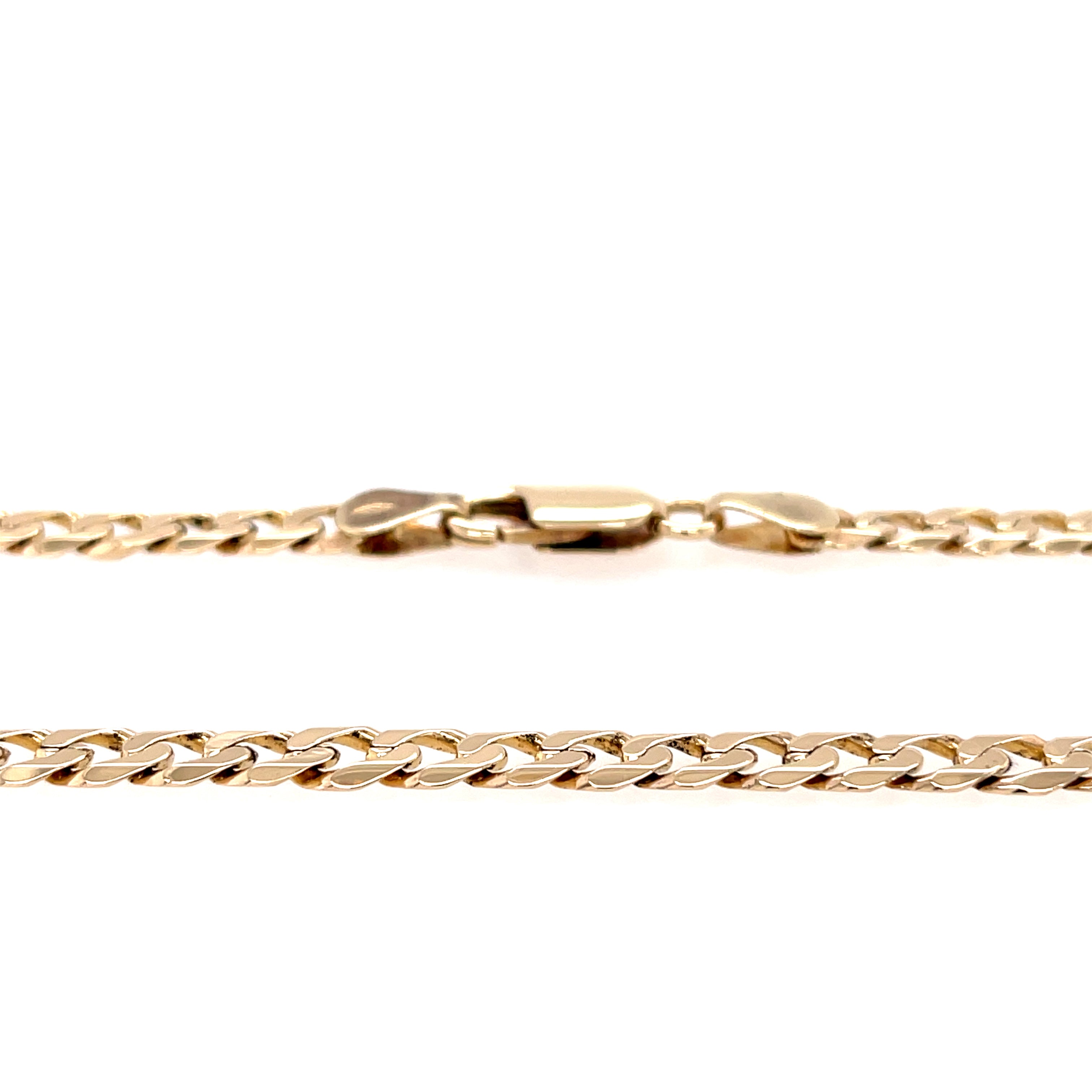 9ct Yellow Gold 30 Inch Curb Link Chain - 26.75g