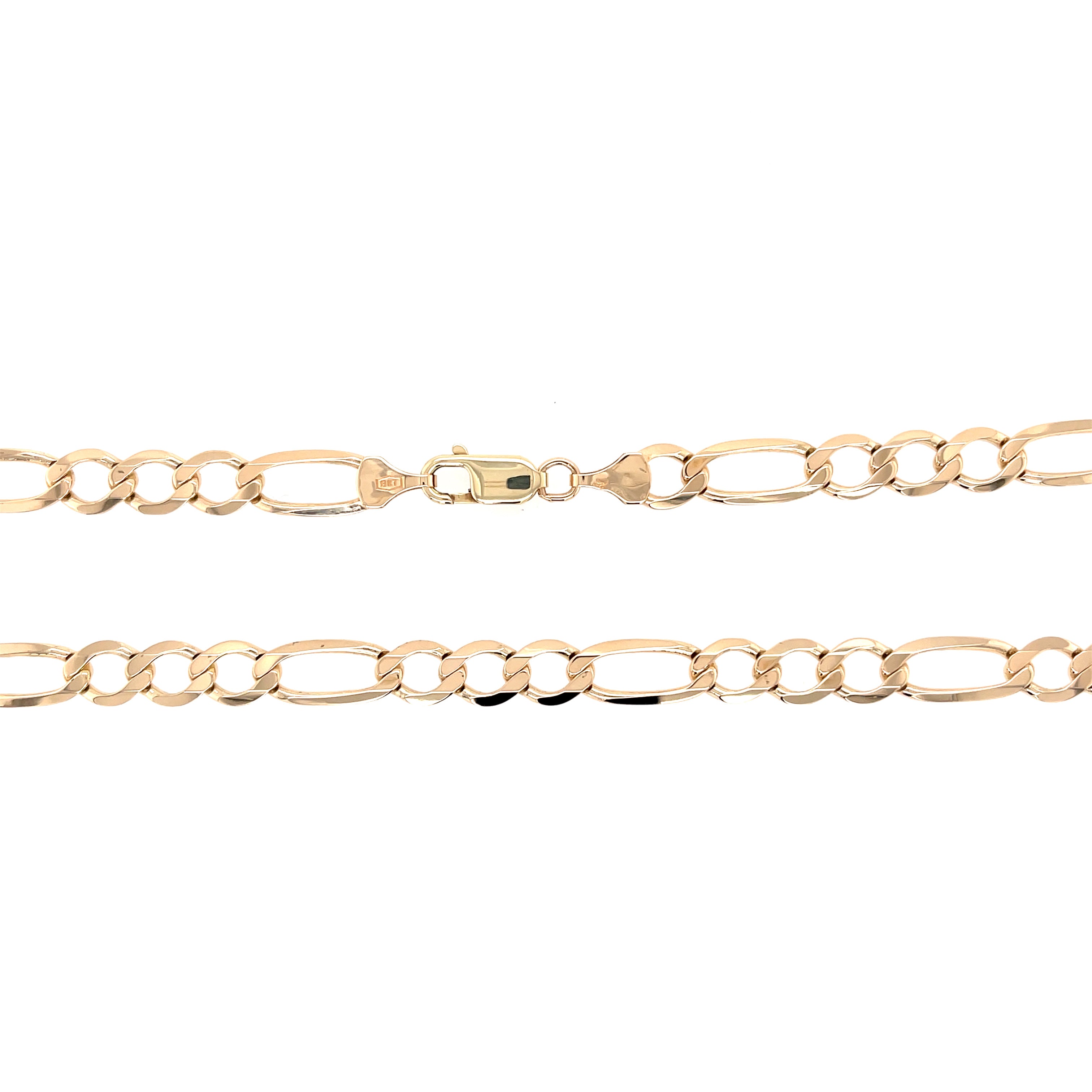 9ct Yellow Gold 20 Inch Classic Figaro Link Chain - 20.40g