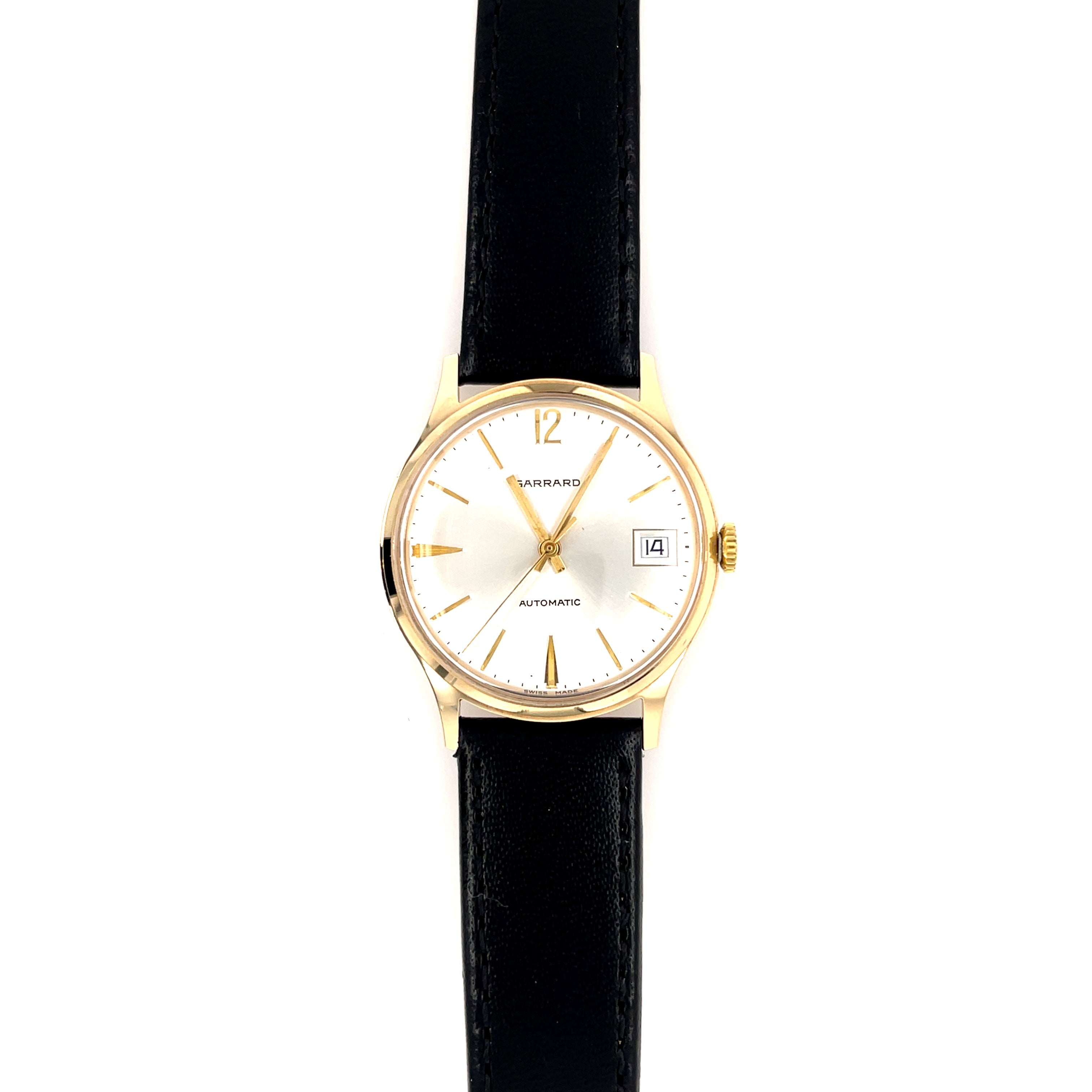 GARRARD Automatic 9ct Yellow Gold Vintage Watch Circa 1960s - Serviced SOLD