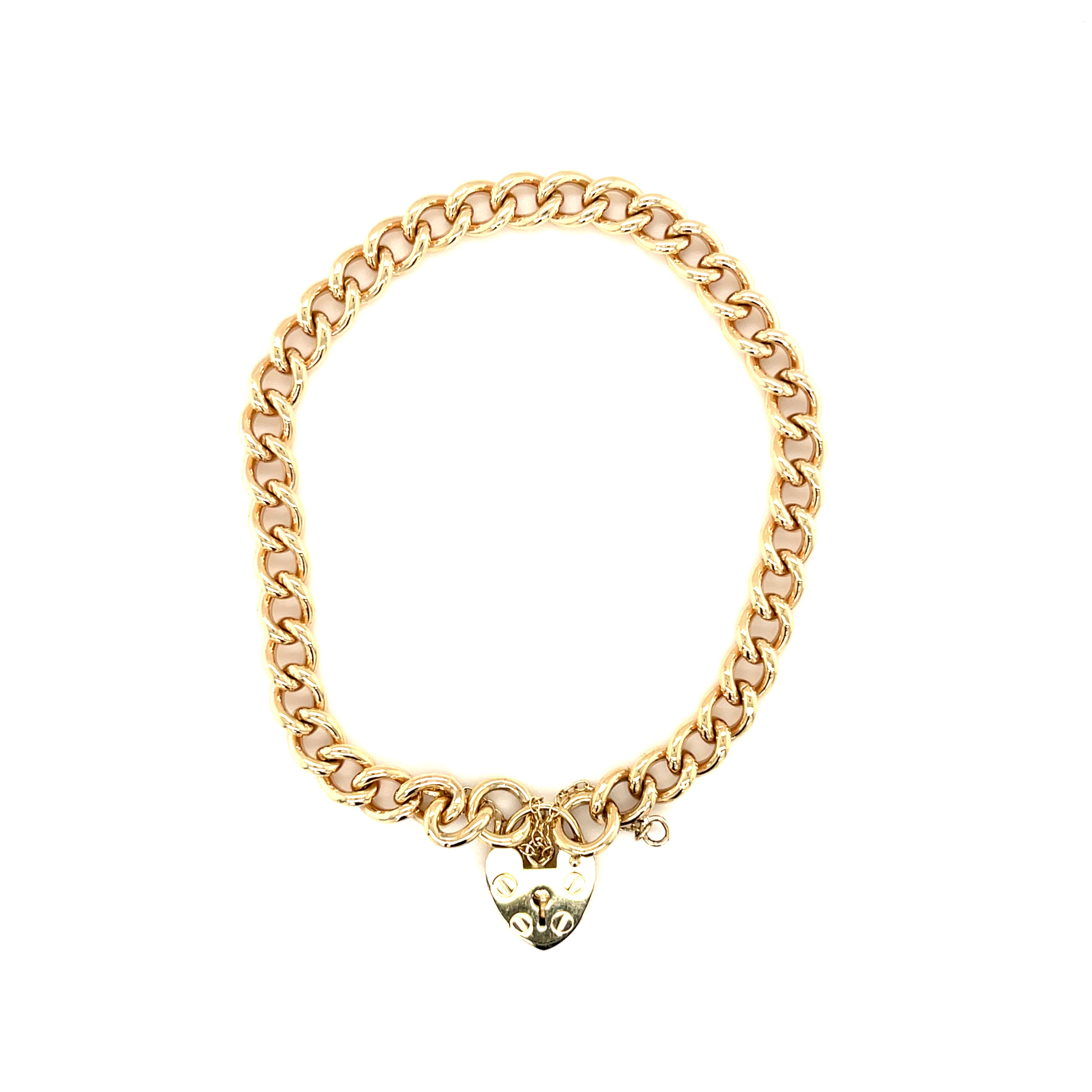 9ct Yellow Gold 7" Traditional Charm Bracelet - 16.70g SOLD