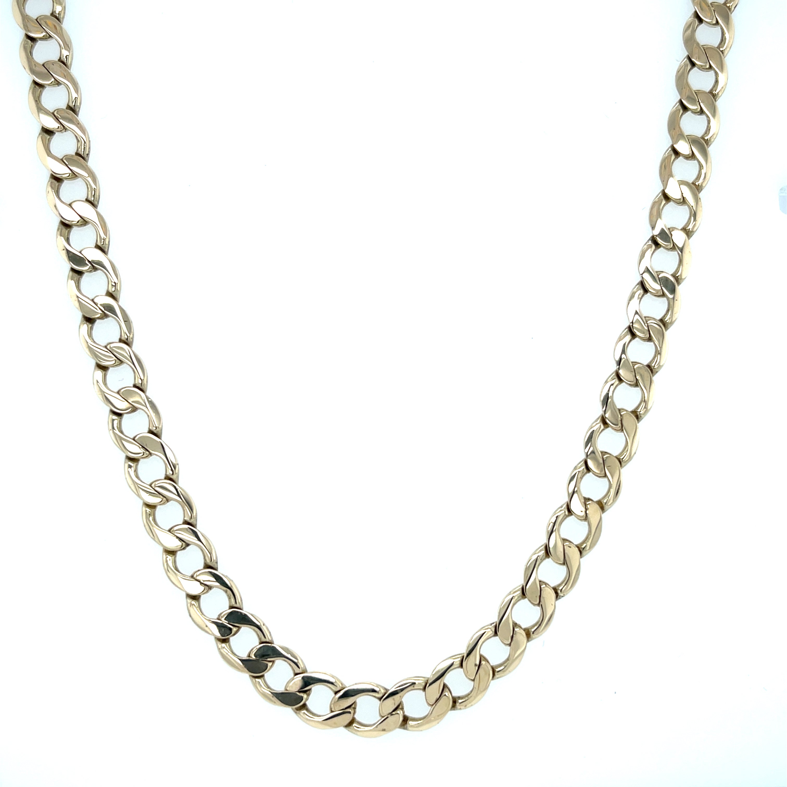9ct Yellow Gold 18 Inch Classic Curb Link Chain 20.95g
