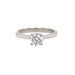Platinum 0.60ct Round Brilliant Cut Diamond Solitaire Engagement Ring Certified F I1
